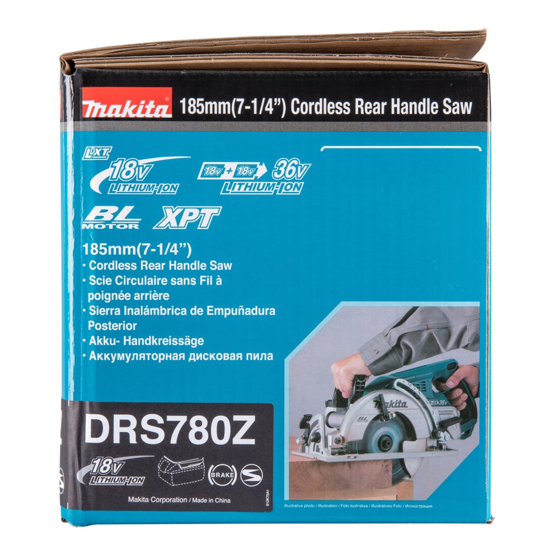 Makita accu handcirkelzaag 65mm 2x18V DRS780Z