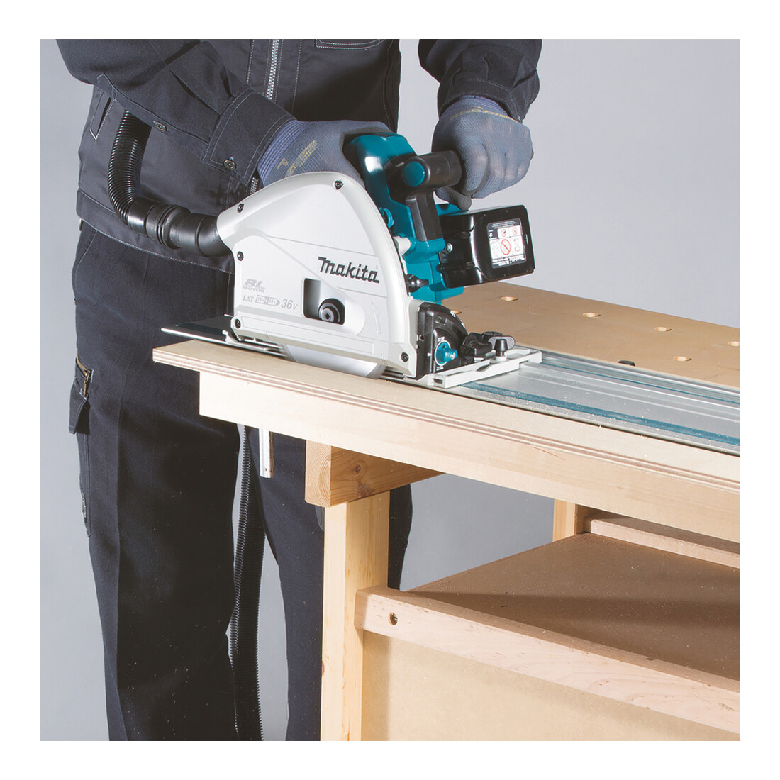 Makita accu invalzaag 56 mm 2 x 18V DSP601ZJU