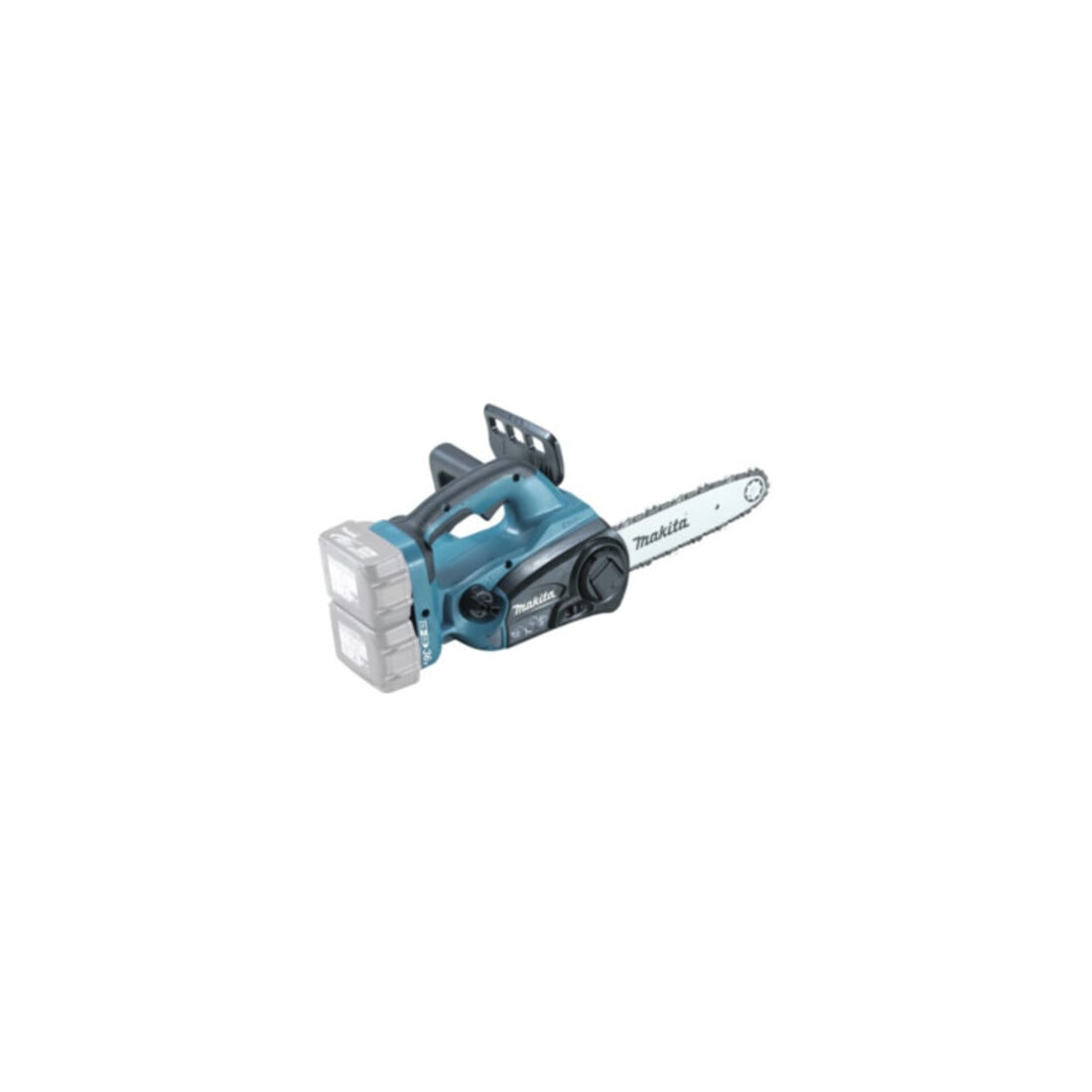 Makita accu kettingzaagset DUC252PF2 met 2x accu 3.0 Ah en dubbele snellader