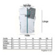 Makita accu klimaat vest, wit maat 2XL (DFV210Z2XL)