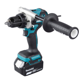 Makita Accu-klopboor-schroefmachine 18V 5,0 Ah 2 accu's oplader MAKPAC