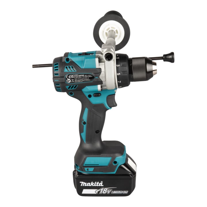 Makita Accu-klopboor-schroefmachine 18V 5,0 Ah 2 accu's oplader MAKPAC