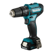 Makita accu klopboormachine 12 V max. / 2.0 Ah, 2 batterijen + lader in draagtas HP333DSAX1