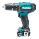 Makita accu klopboormachine 12 V max. / 2.0 Ah, 2 batterijen + lader in draagtas HP333DSAX1