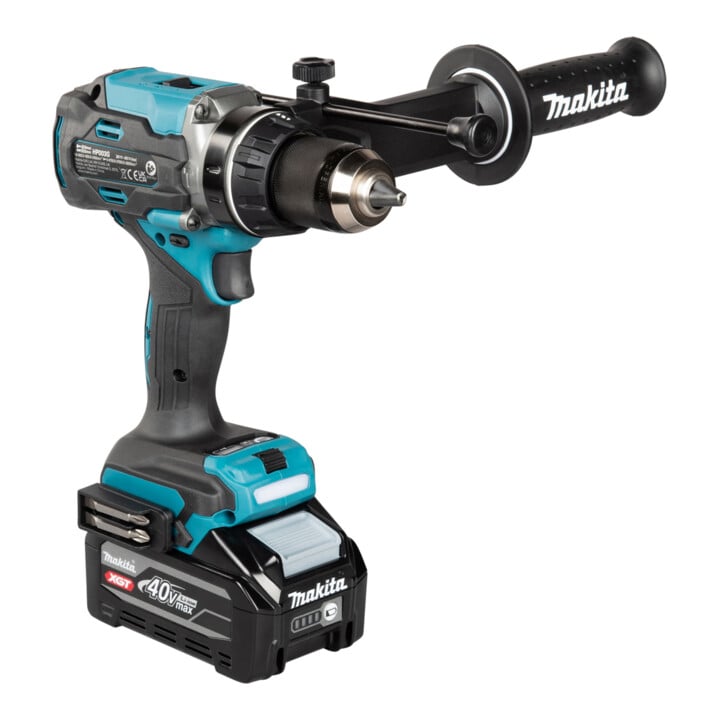 Makita Accu-klopboorschroefmachine 40V max. 4,0 Ah 2 accu’s lader MAKPAC