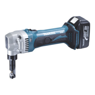 Makita accu knabbelschaar 1.6mm 18 V DJN161RFJ met accu en lader in MAKPAC