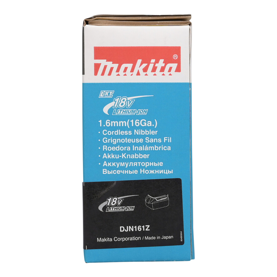 Makita accu knabbelschaar DJN161Z soloversie