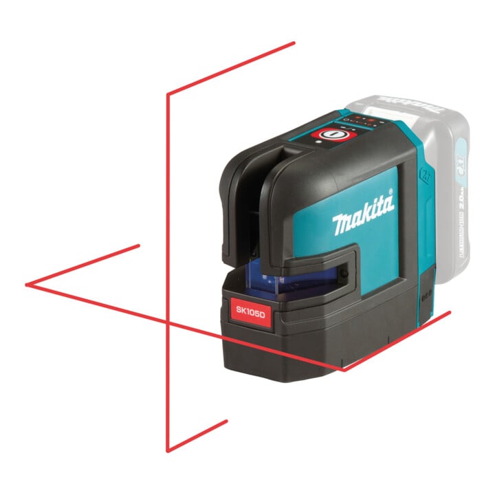 Makita accu kruislijnlaser SK105DZ rood
