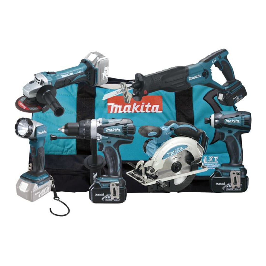 Makita accu-machineset 18V DLX6011
