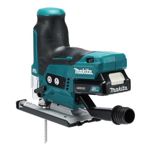 Makita accu-pendeldecoupeerzaag 10,8 V / 4,0 Ah, 2 accu + lader in MAKPAC JV102DSMJ