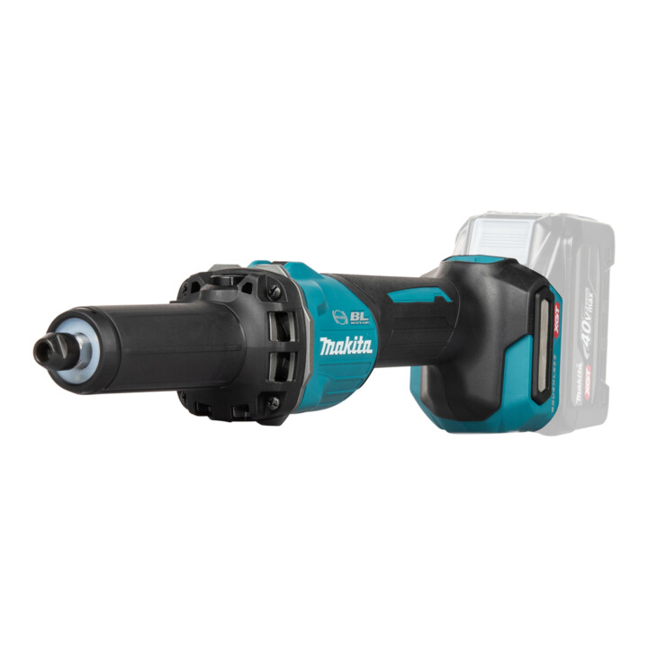 Makita Accu-rechtbandschuurmachine 40V max. met schuifschakelaar