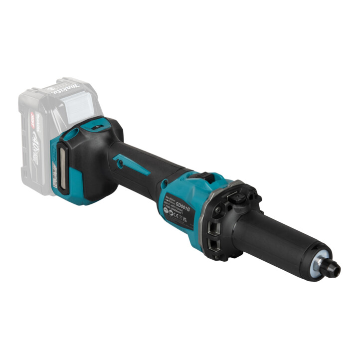 Makita Accu-rechtbandschuurmachine 40V max. met schuifschakelaar
