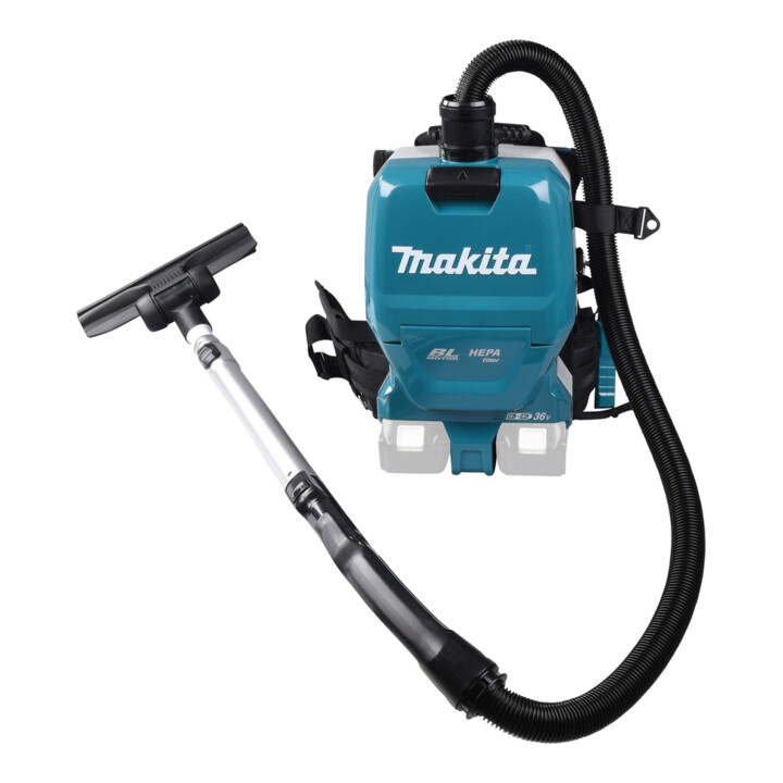 Makita accu rugstofzuiger 2x18V DVC261ZX15