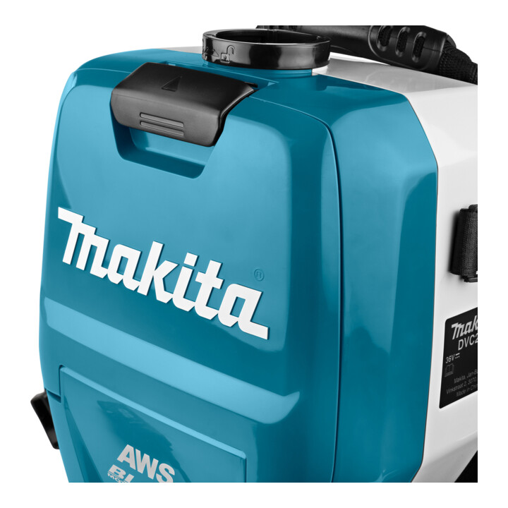 Makita accu rugstofzuiger 2x18V DVC265ZXU