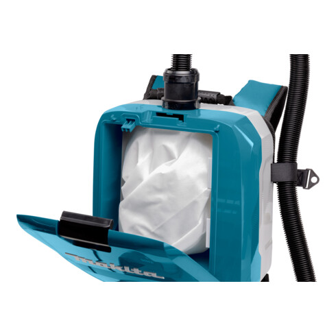 Makita accu rugstofzuiger 2x18V DVC665ZU