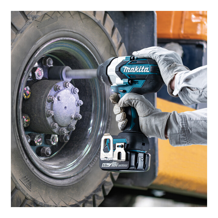Makita Accu-slagmoersleutel 18V 3/4" buitenvierkant lange schacht