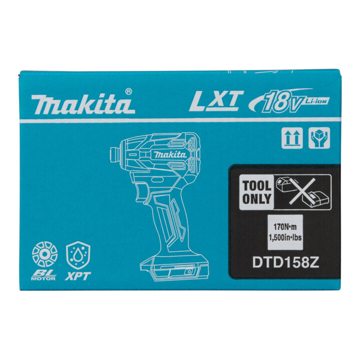 Makita Accu-slagmoersleutel 18V zonder accu zonder lader