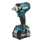 Makita accu-slagmoersleutel 40 V max. / 2,5 Ah, 2 accu + lader in MAKPAC TW004GD201