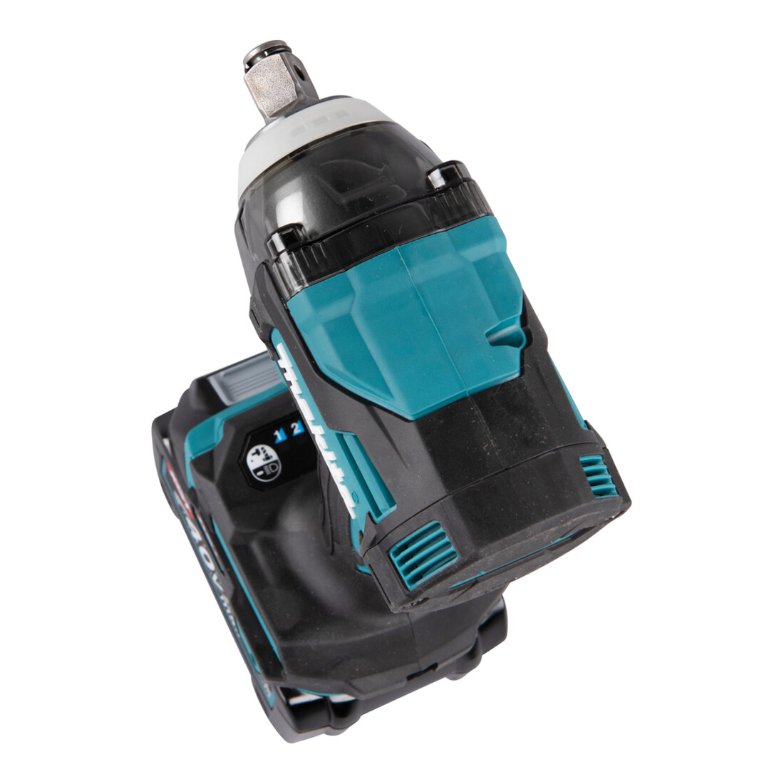 Makita accu-slagmoersleutel 40 V max. / 2,5 Ah, 2 accu + lader in MAKPAC TW004GD201