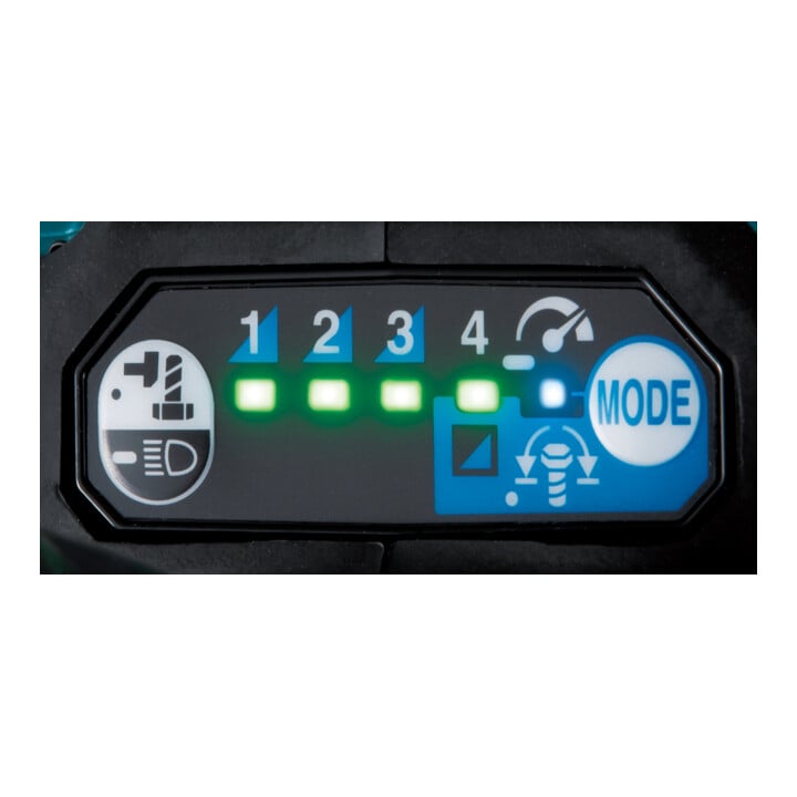 Makita accu-slagmoersleutel 40 V max. / 2,5 Ah, 2 accu + lader in MAKPAC TW004GD201