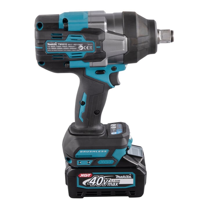 Makita accu-slagmoersleutel 40 V max. / 4.0 Ah, 2 accu + lader in MAKPAC TW001GM201