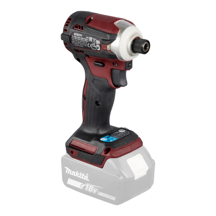 Makita accu-slagmoersleutel LXT ® in rood, DTD171ZAR