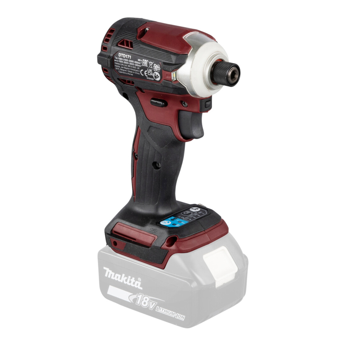 Makita accu-slagmoersleutel LXT ® in rood, DTD171ZAR