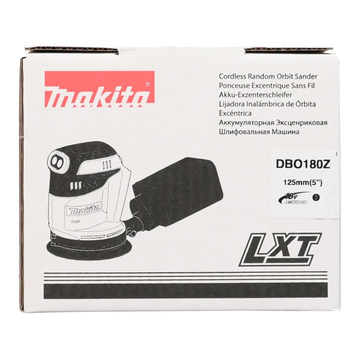 Makita accu vlakschuurmachine DBO180Z soloversie