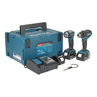 Makita accuboor- en schroevendraaierset 18V/3Ah DDF482RFJ1