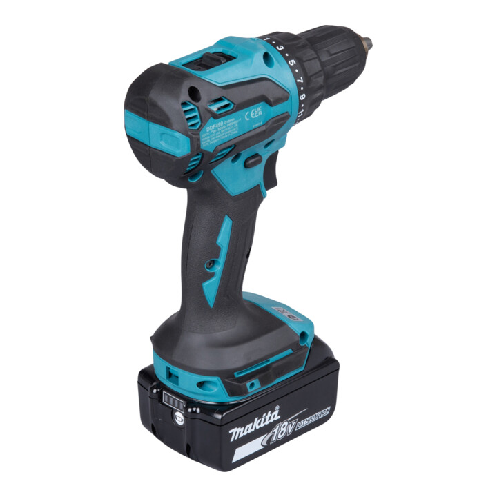 Makita Accuboormachine 18V 3,0 Ah 2 accu’s lader MAKPAC