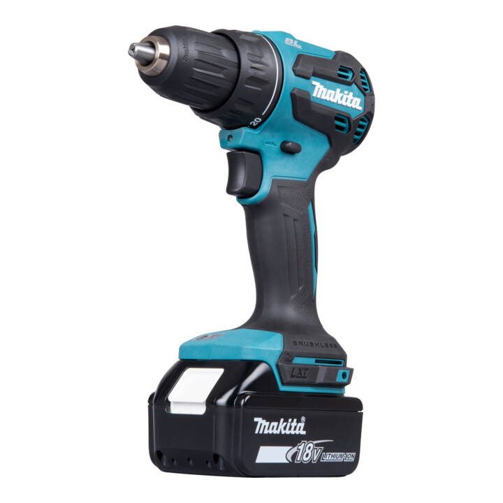 Makita Accuboormachine 18V 3,0 Ah 2 accu’s lader MAKPAC