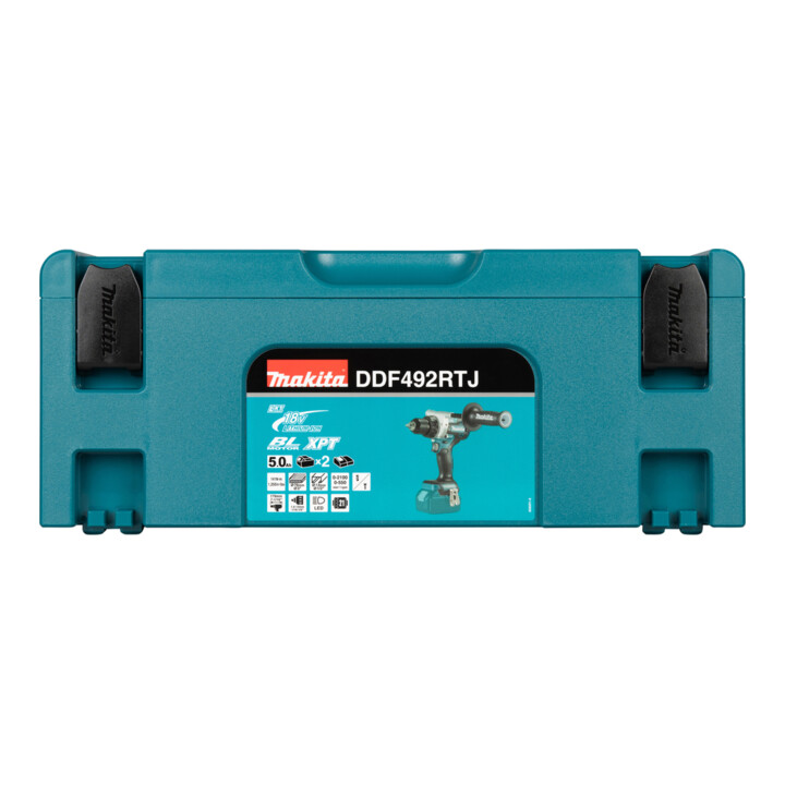 Makita Accuboormachine 18V 5,0 Ah 2 accu’s lader MAKPAC