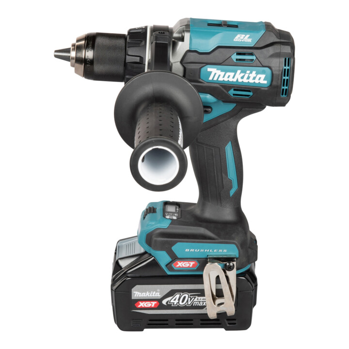 Makita Accuboormachine 40V max. 4,0 Ah 2 accu’s lader MAKPAC