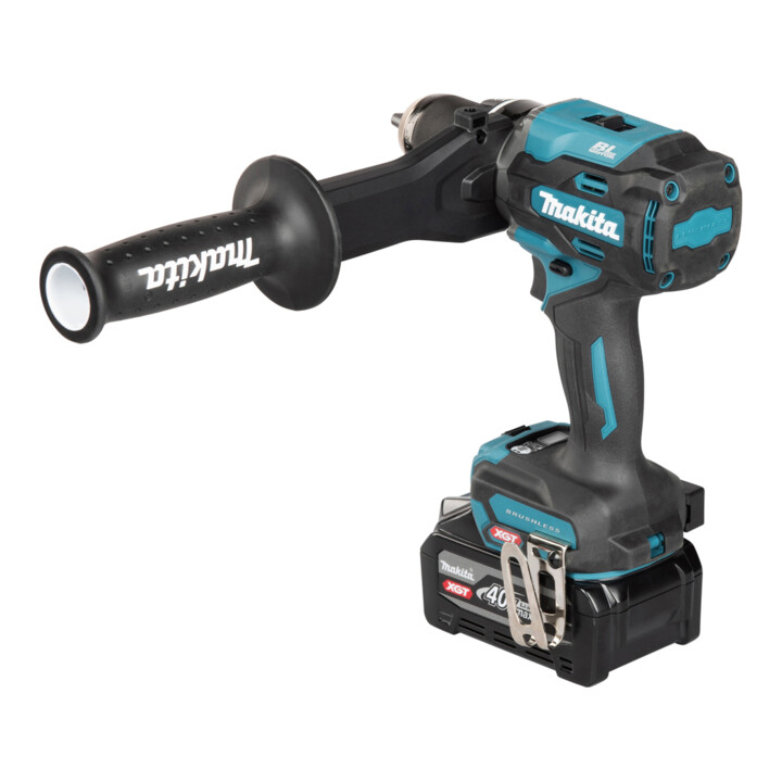 Makita Accuboormachine 40V max. 4,0 Ah 2 accu’s lader MAKPAC