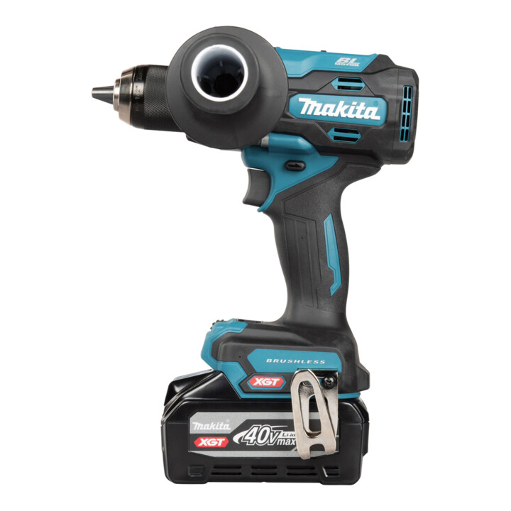 Makita Accuboormachine 40V max. 4,0 Ah 2 accu’s lader MAKPAC