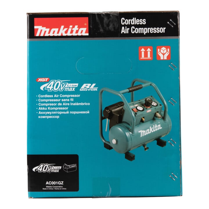 Makita accucompressor XGT, 40V max., boiler, 7,6 l
