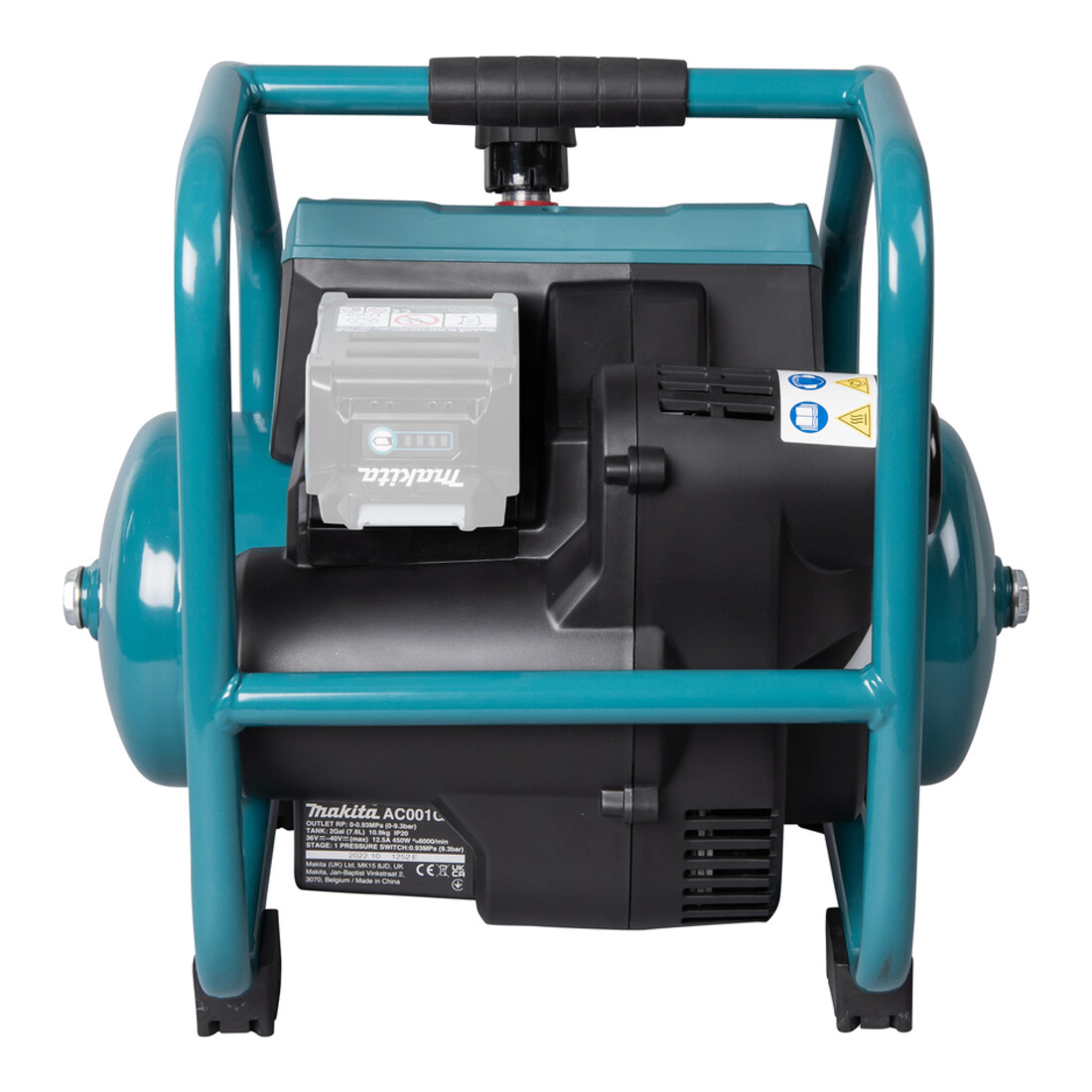 Makita accucompressor XGT, 40V max., boiler, 7,6 l