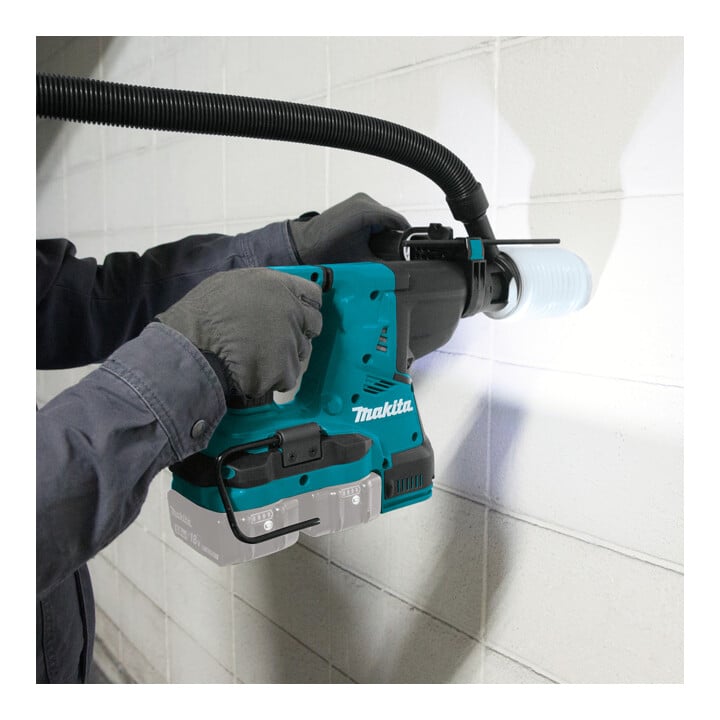 Makita accuklopboormachine DHR280ZJ met SDS-PLUS 2x18 V in MAKPAC