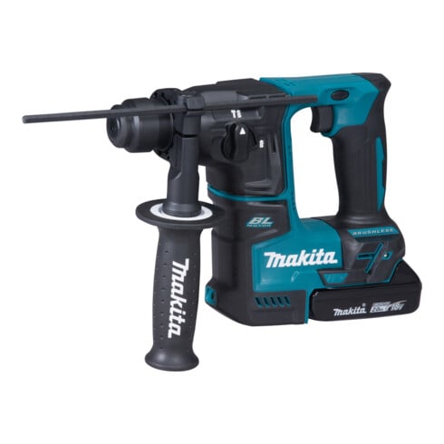 Makita accuklopboormachine voor SDS-PLUS 18 V / 2.0 Ah, 2 accu + lader in MAKPAC DHR171RAJ