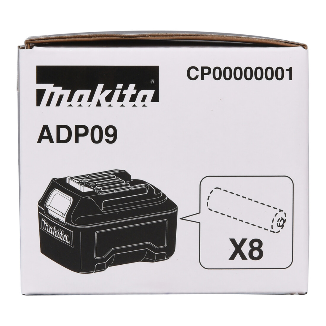 Makita Adaptateur batterie ADP09 pour laser multi-lignes sans fil SK700GD, SK700D, SK209GD, SK312GD