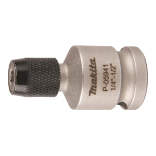 Makita Adattatore bit 1/2" quadrato 1/4" esagonale (P-05941)