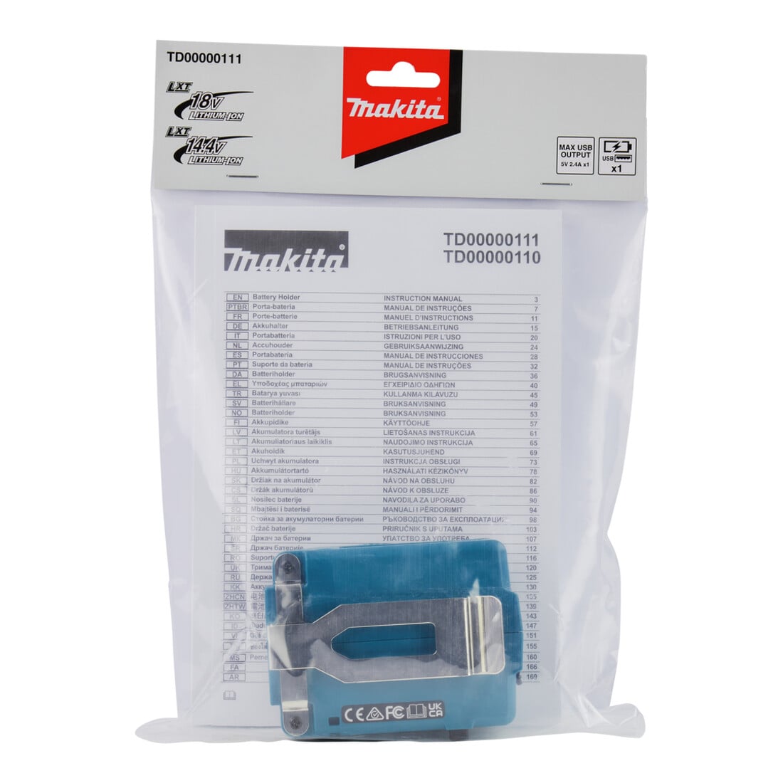 Makita Akku-Adapter 14,4V/18V