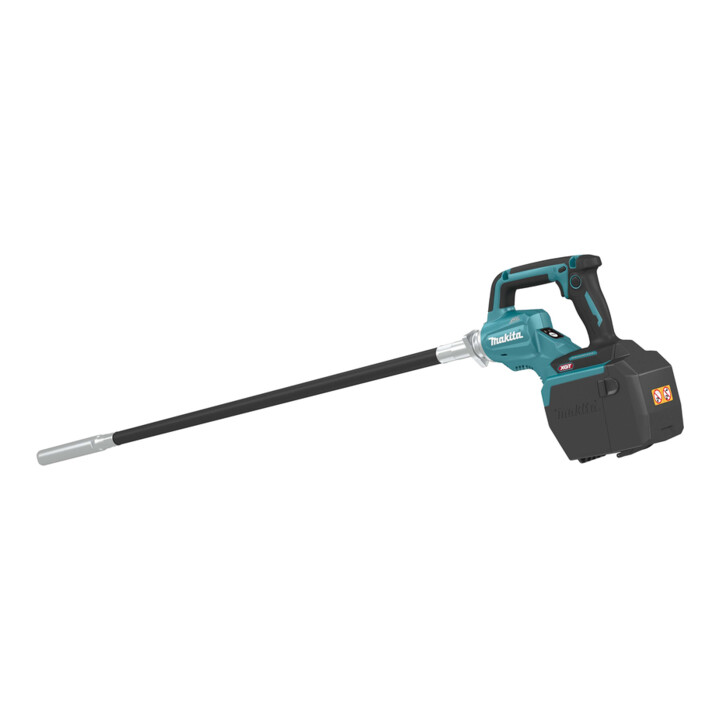 Makita Akku-Betonverdichter 40V max. (ohne Akku, ohne Ladegerät) mit 32-mm-Verdichtervorsatz