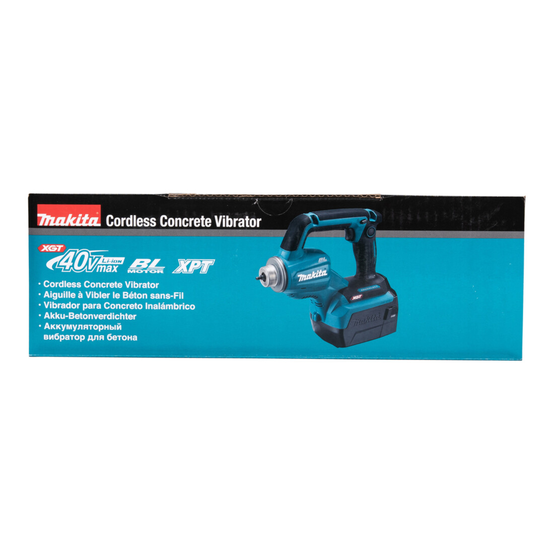 Makita Akku-Betonverdichter 40V max. (ohne Akku, ohne Ladegerät) ohne Verdichtervorsatz (nur in Verbindung mit Zubehör nutzbar)