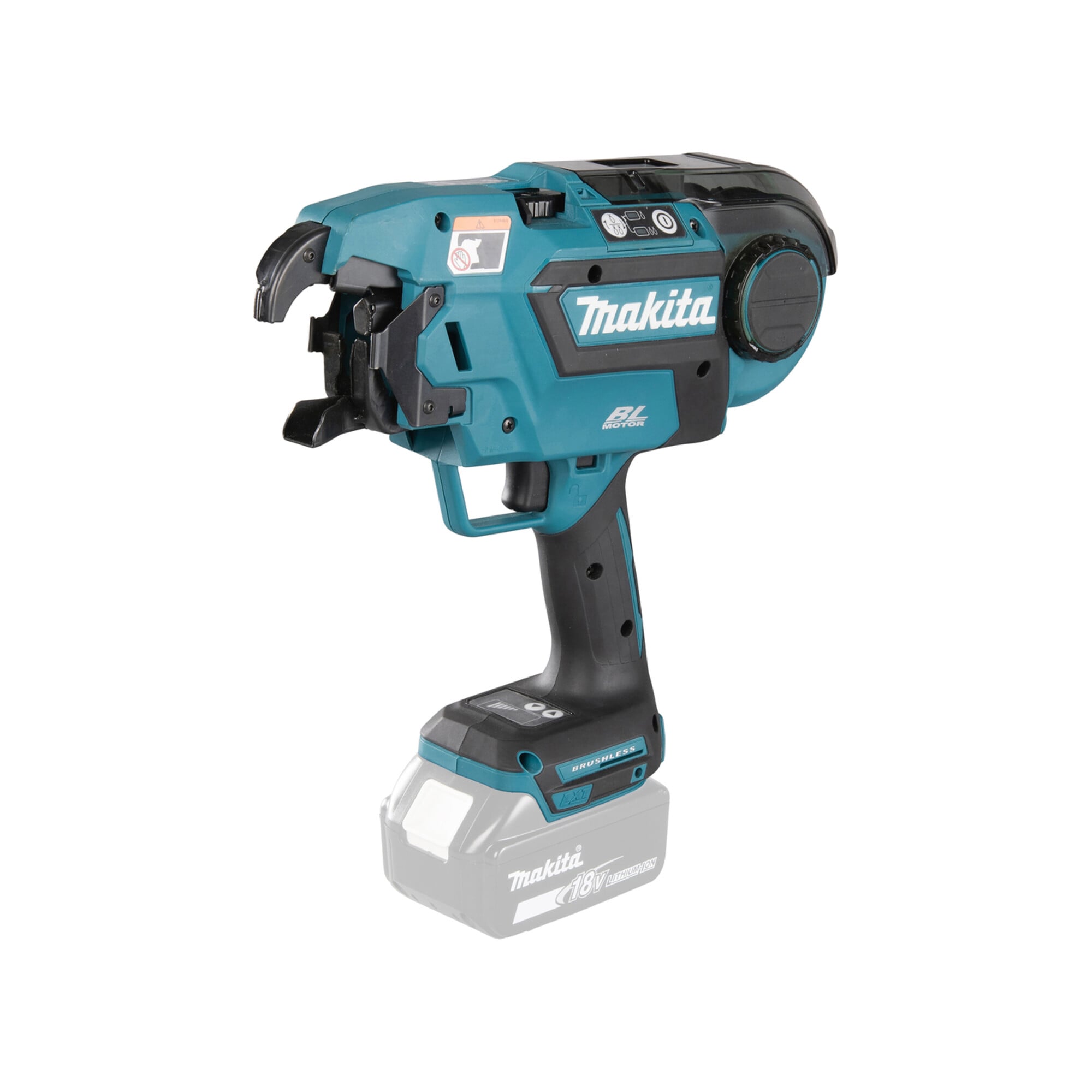 Makita DTR180ZJ Akku-Bewehrungsverbinder 18,0V | für Bewehrungsstäbe bis zu 40 mm Durchmesser | mit LED-Licht und Koffer | ohne Akku und Ladegerät |