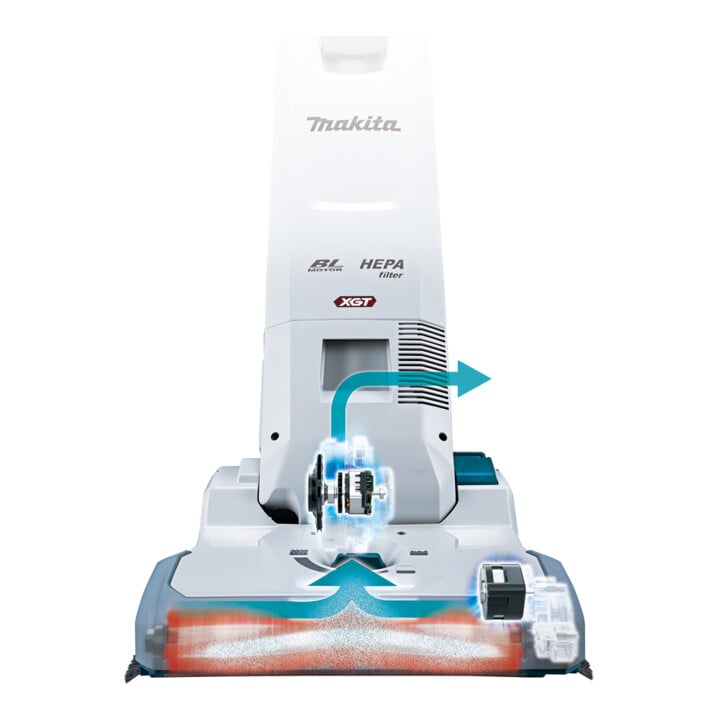Makita Akku-Bodenstaubsauger 40 V