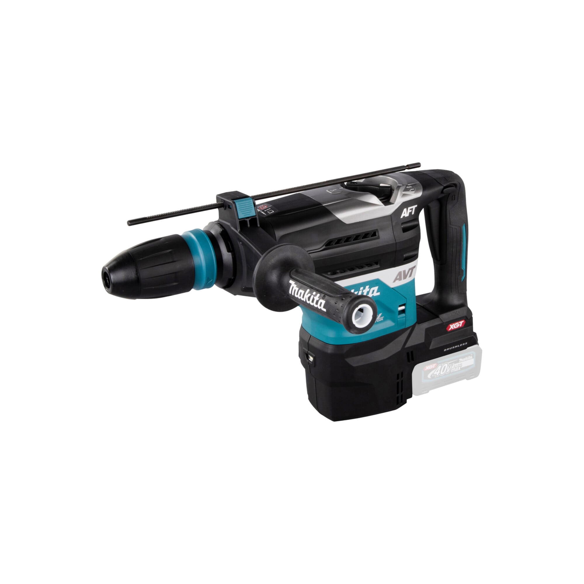 Makita HR005GZ01 Akku-Bohrhammer| 40V| für Beton, Mauerwerk und Holz| ohne Akku und Ladegerät| mit LED-Licht und Vibrationsdämpfung|