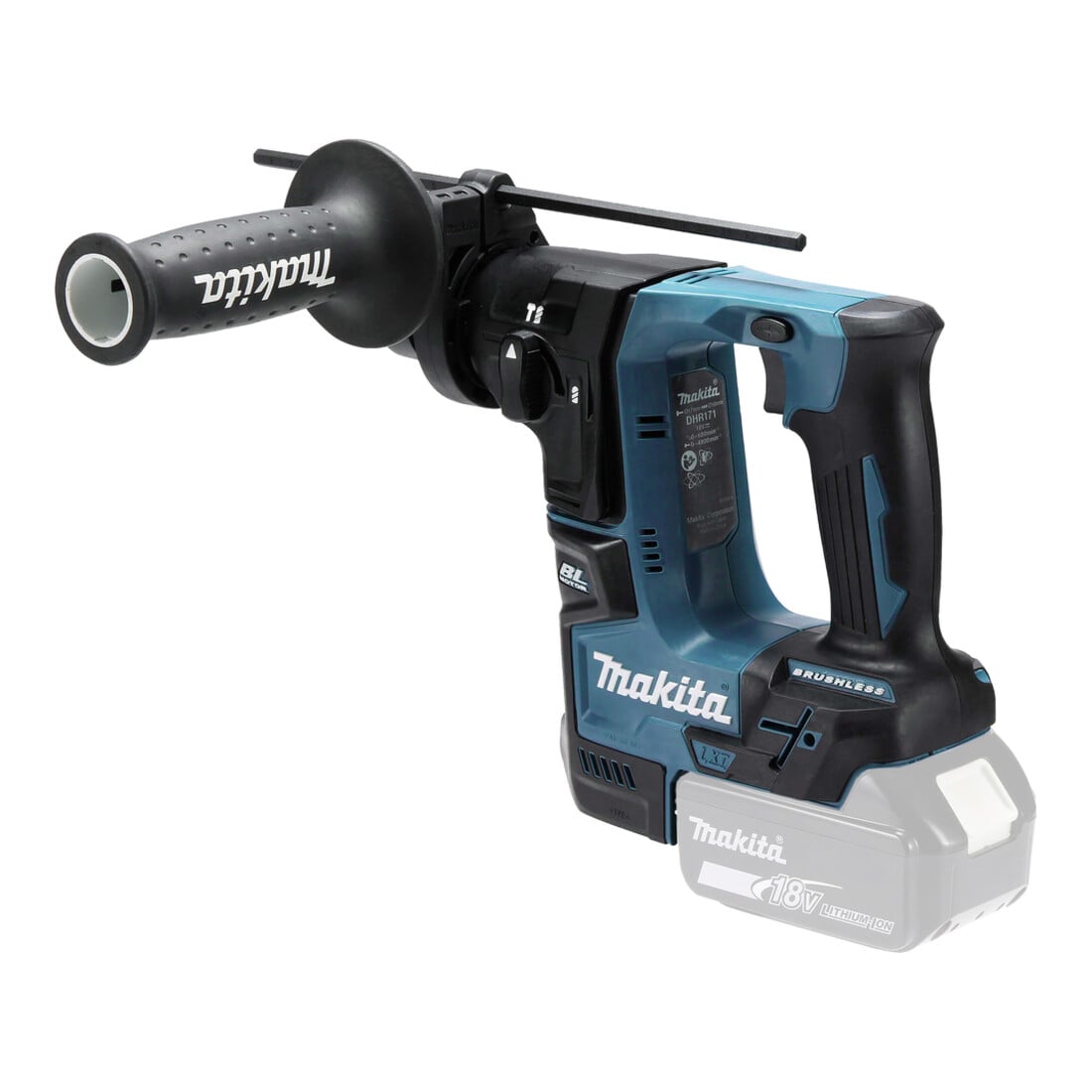 Makita Akku-Bohrhammer DHR171Z Solo-Version