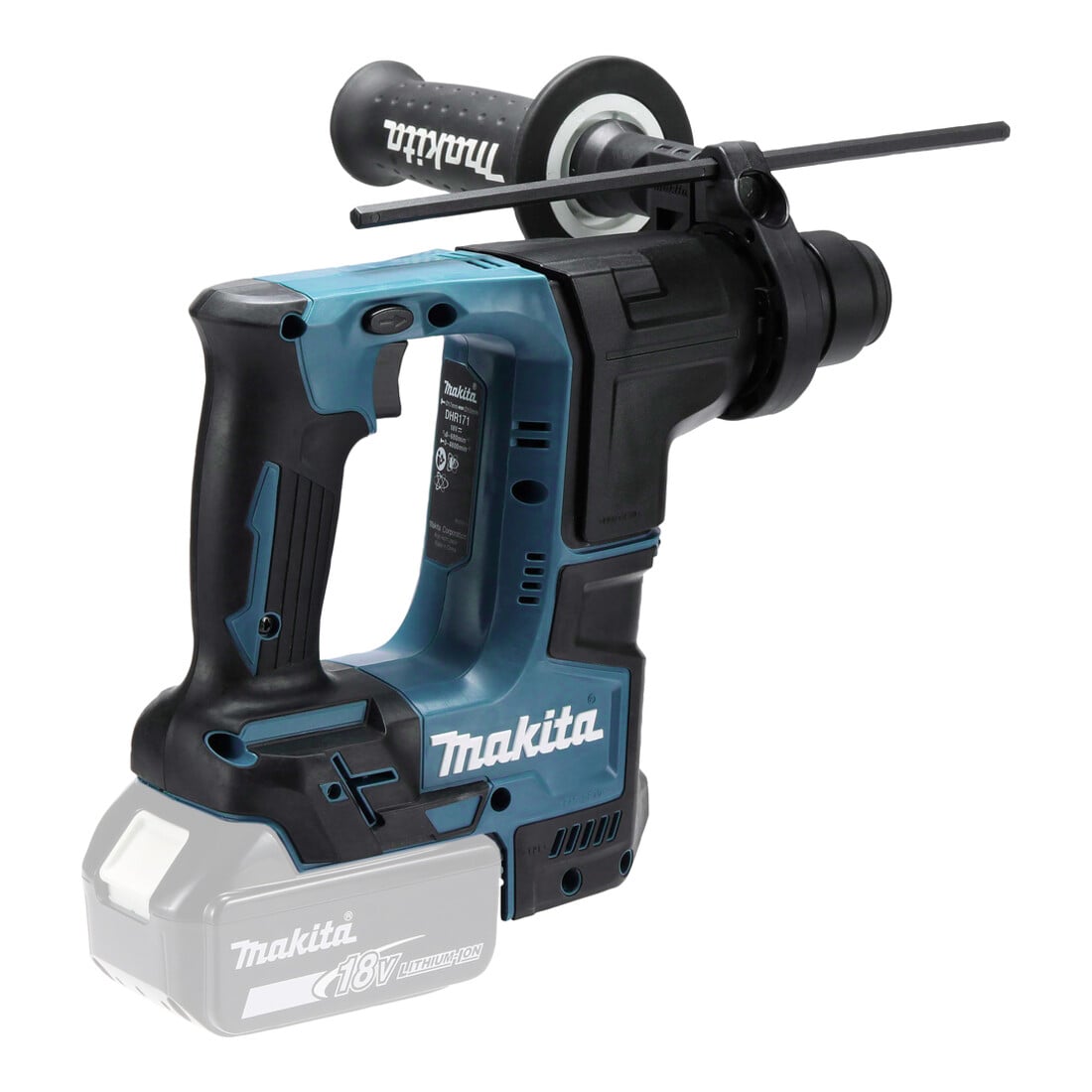 Makita Akku-Bohrhammer DHR171Z Solo-Version
