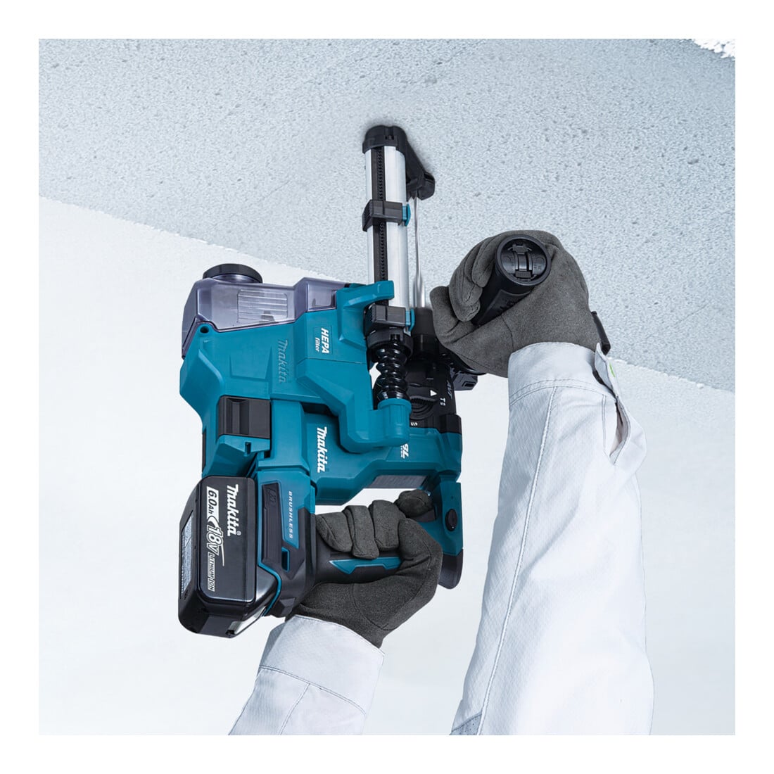 Makita Akku-Bohrhammer SDS+ 18V im MAKPAC Gr. 4